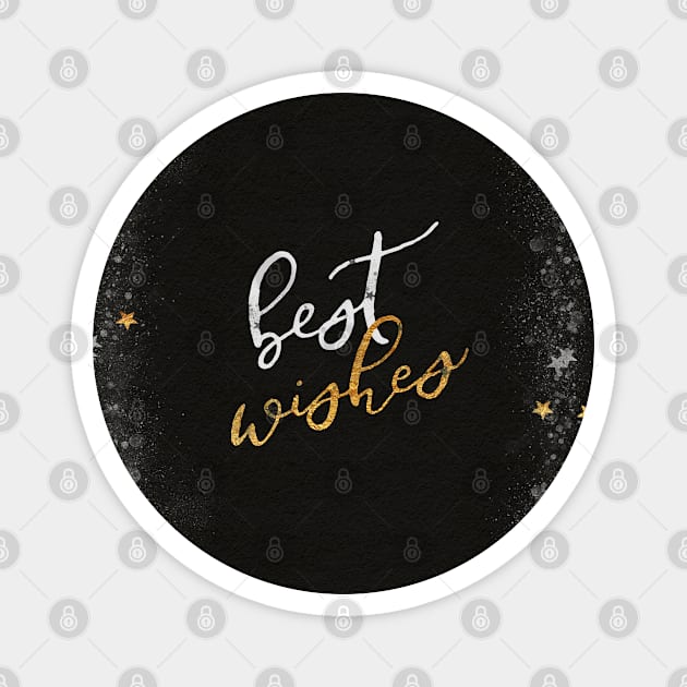 Xmas Card - Best wishes Magnet by SpilloDesign